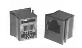 AWI连接器- 7600 -对卡侧缘的电话公司杰克-机械组成部分IBS电子全球性电子组分经销商