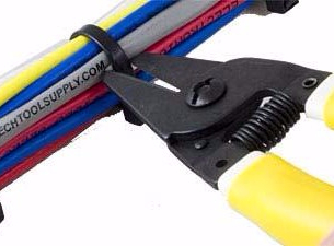 Don't over fasten cable ties.