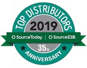 Top Distributors 2019 badge.