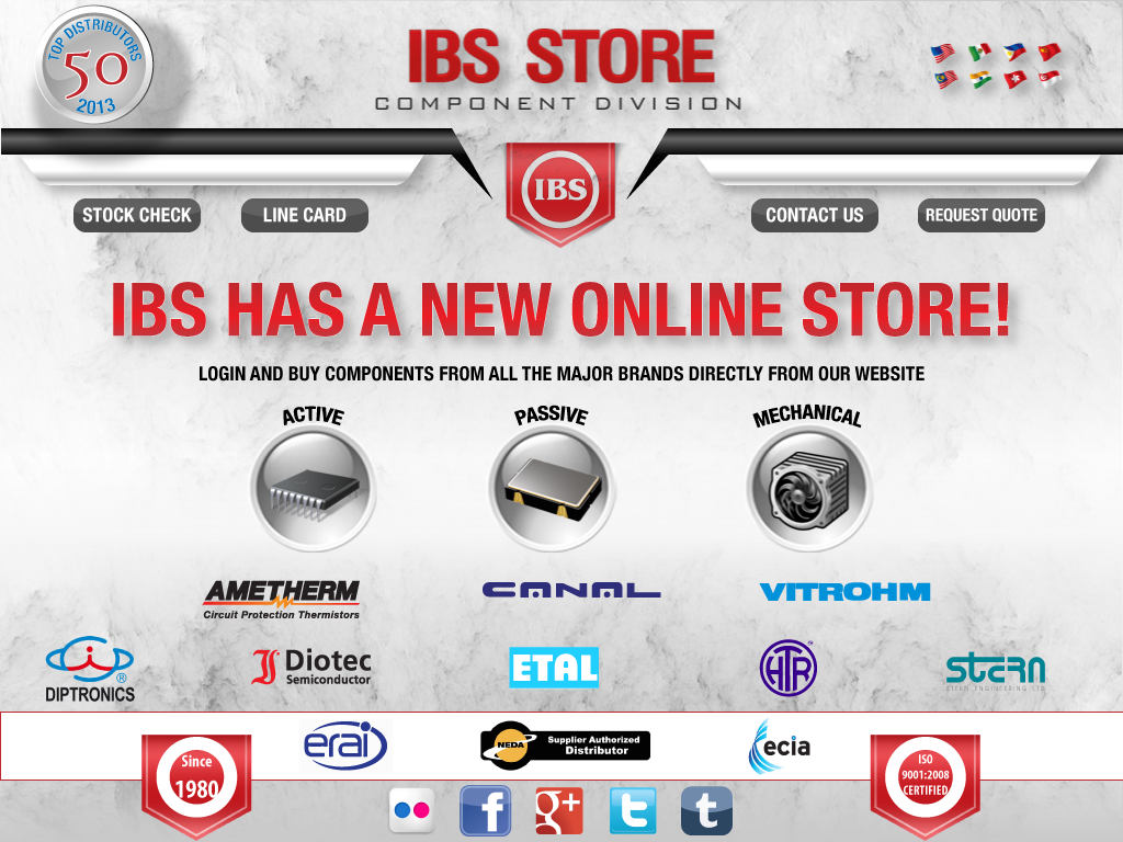 IBS Electronics has a New Online Store.