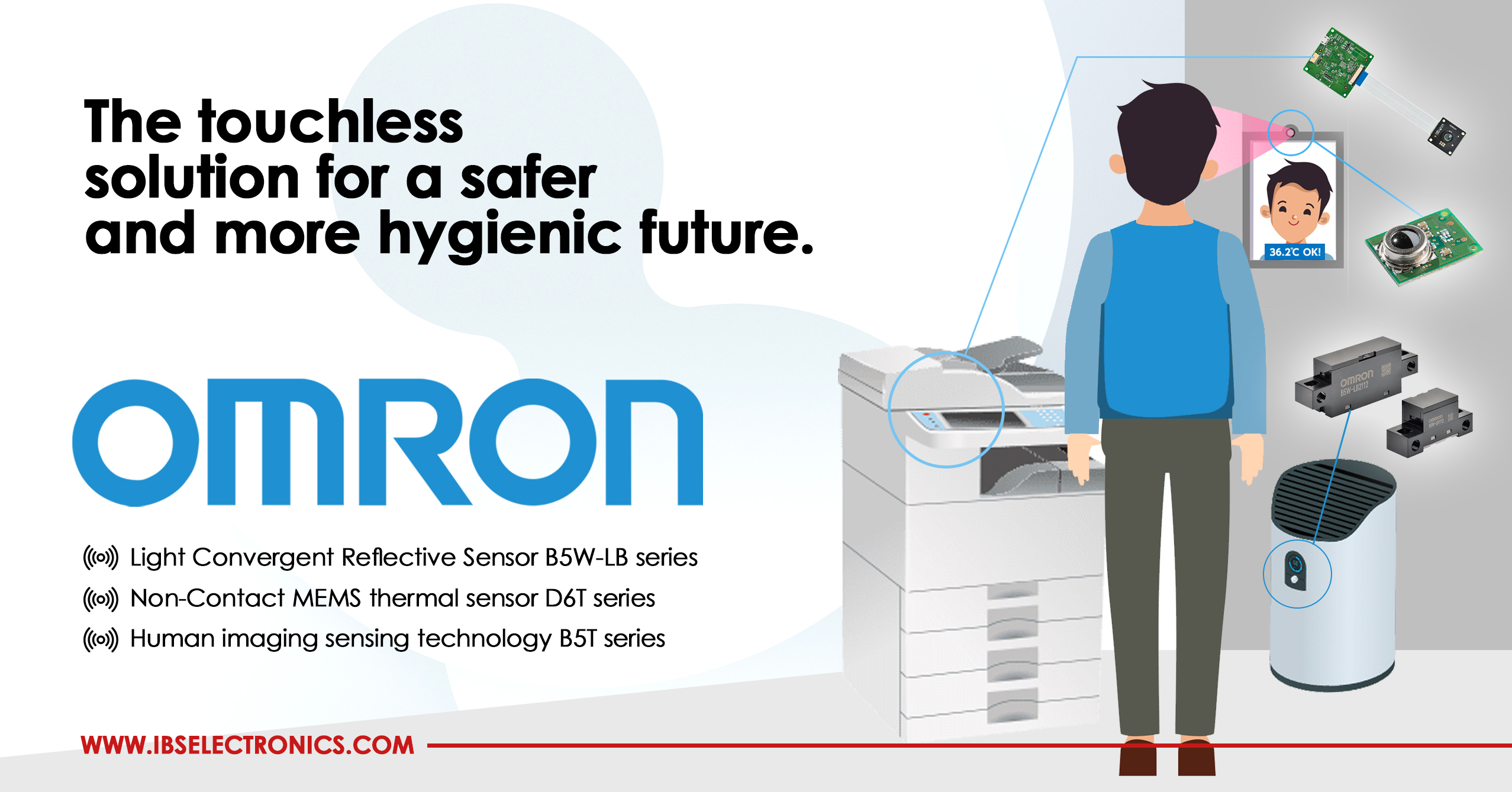 OMRON touchless sensors