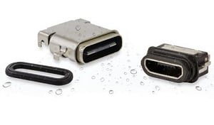 USB Type C Connectors.